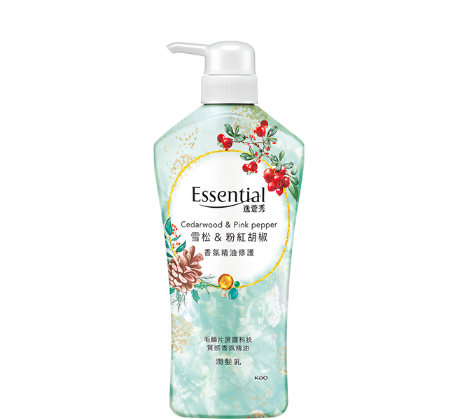 Essential 逸萱秀 雪松+粉紅胡椒護潤髮乳, 700ml, 1瓶