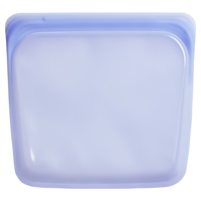 stasher 方形矽膠密封袋, 19.05 x 18.42 x 1.59cm, 1個, 1個