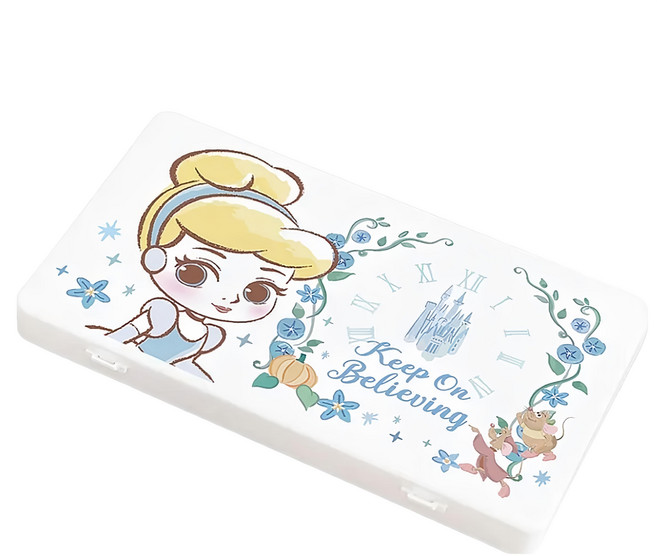 收納王妃 Q版公主系列 口罩收納盒, 仙杜瑞拉, 1個