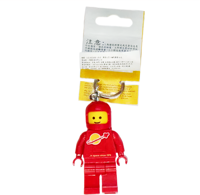 LEGO LGLKE10R 樂高太空人鑰匙圈燈 紅色 1個