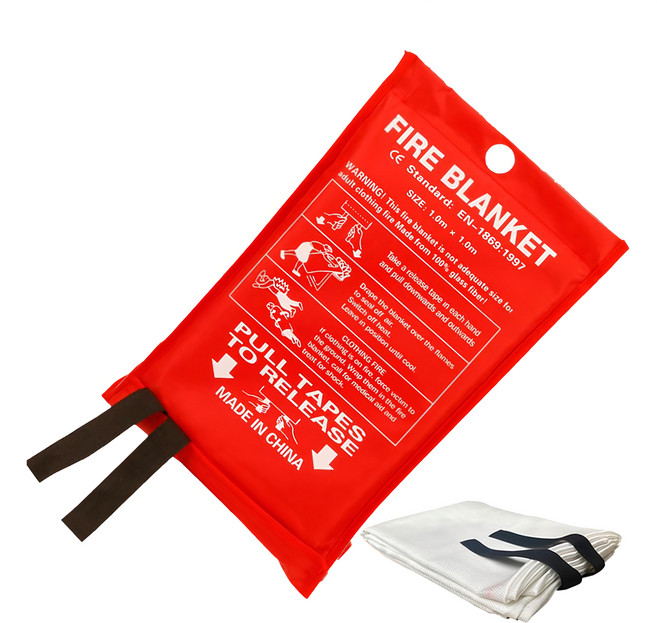 AHOYE 露營防火布/隔熱布/防火墊/滅火毯 非消防用器材, 紅色, 1個