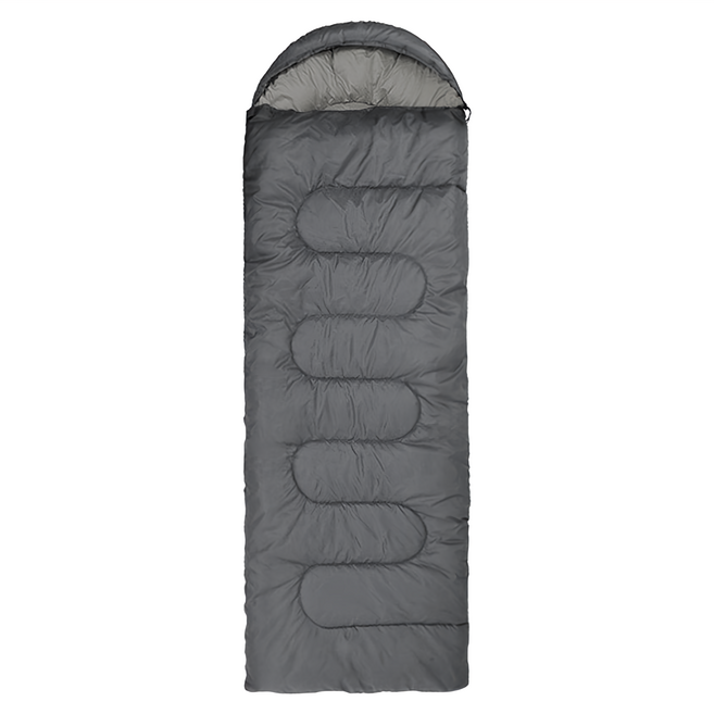 comet 木乃伊型睡袋 四季適用 220 x 80cm, 1個, 深灰色