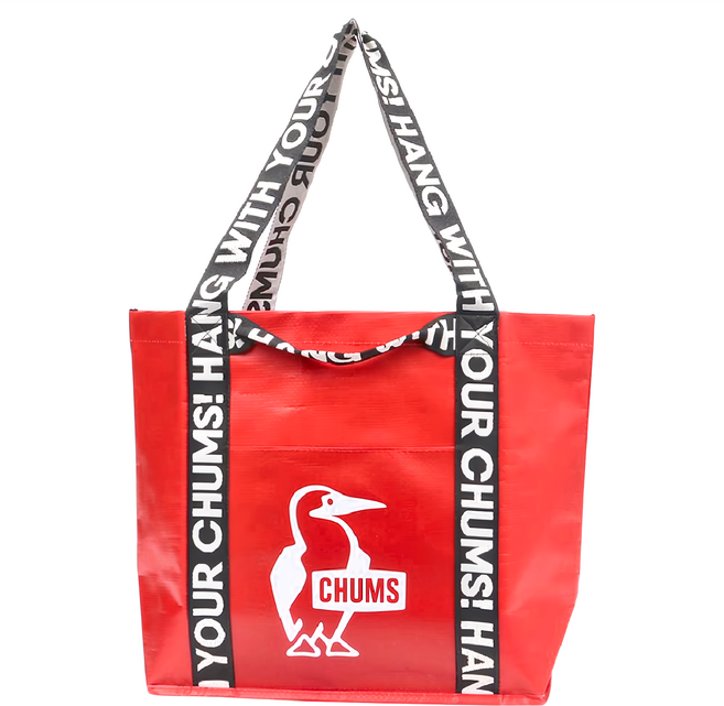 CHUMS Booby Camp Tote 購物袋 紅色