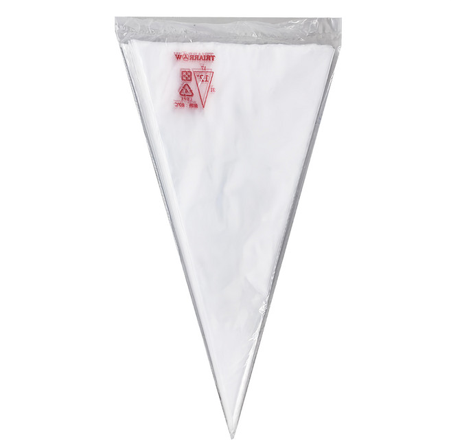 TRIARROW 三箭牌 加厚拋棄式擠花袋 12吋 50入, 透明色, 1包