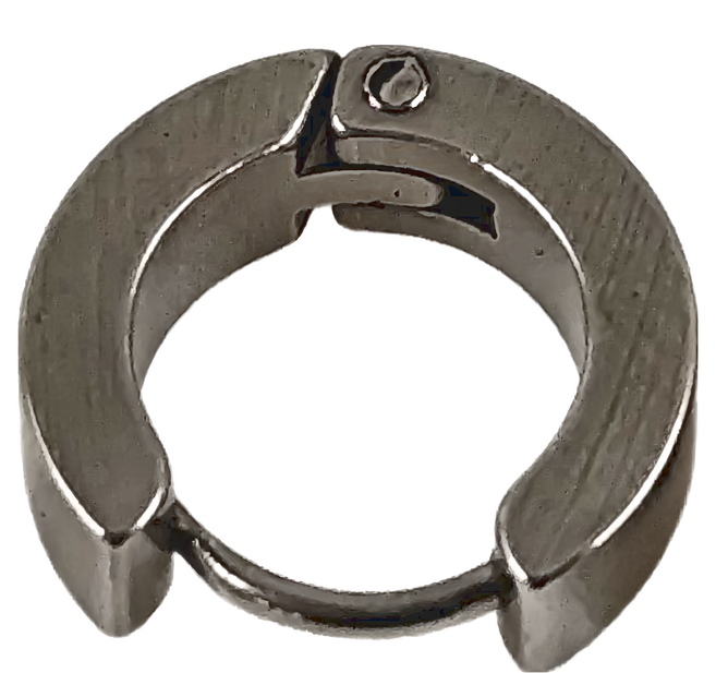 Brilliant Beauty 耀眼美人 簡約圈圈環醫療鈦剛耳環 過爐款