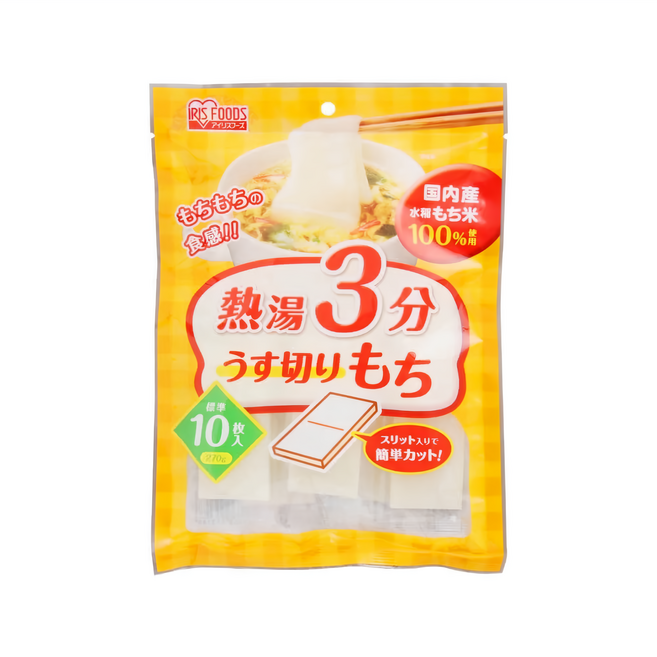 IRIS FOODS 3分鐘薄切麻糬, 270g, 1包