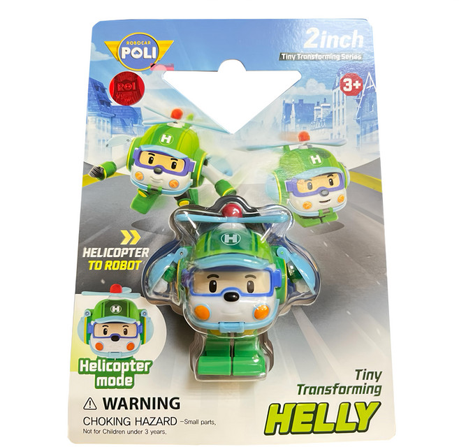 ROI TOYS 變形赫利 3歲以上適用, 1個