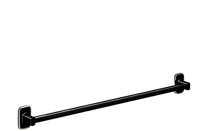 FAmILyLIFE 生活 航太鋁50公分無痕壁掛式鞋架 無痕貼款 A-261-BK 50 x 6.5 x 8.4cm 100g, 極簡黑, 1個