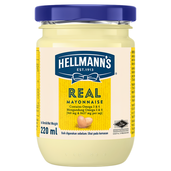 HELLMANN'S 美乃滋 經典原味, 220ml, 1罐