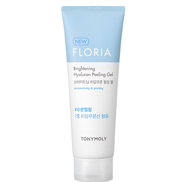TONYMOLY Floria 亮白玻尿酸去角質凝膠 保濕, 170ml, 1條