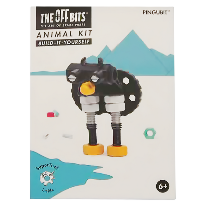 THE OFF BITS 怪奇機械積木 6歲以上, 企鵝 多色, 1盒