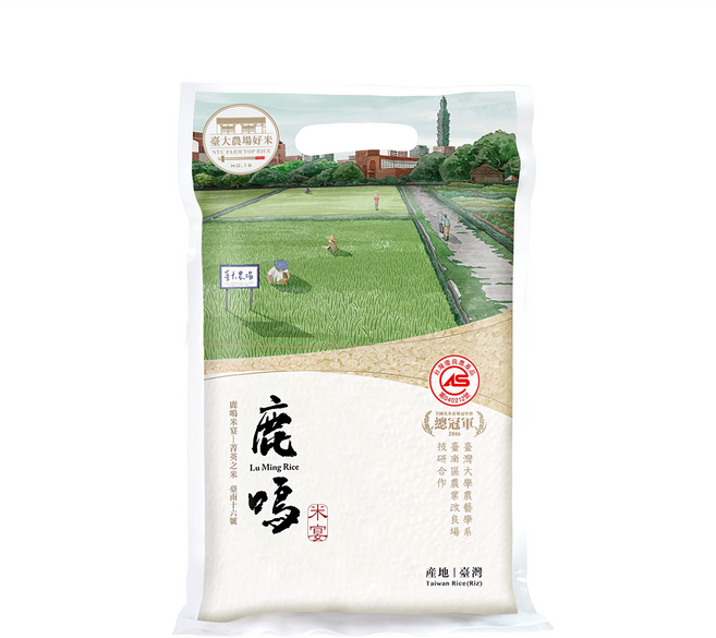 RICE HOUSE 米屋 x臺大 鹿鳴米, 1kg, 1袋, CNS 一等