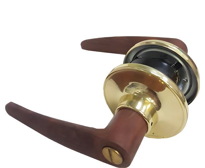 FAULTLESS 加安牌 水平鎖 LHA0G-23 60mm 胡桃木, 1個