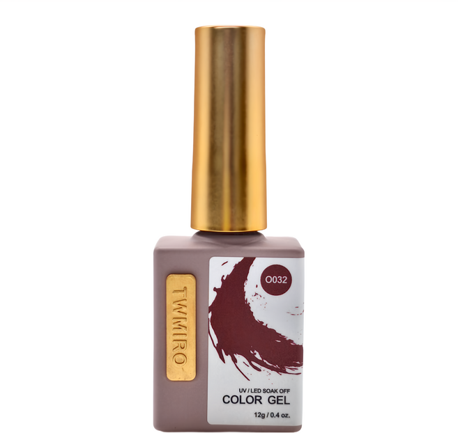 TwMiRo 米蘿 彩色甲油膠 UV/LED Soak Off, O032, 12g, 1瓶