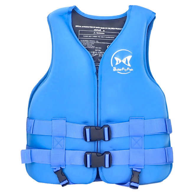 ButterFly Fish 蝴蝶魚 浮力衣 LVT2301 適用體重20-120公斤 適用身高115-195公分, 藍色