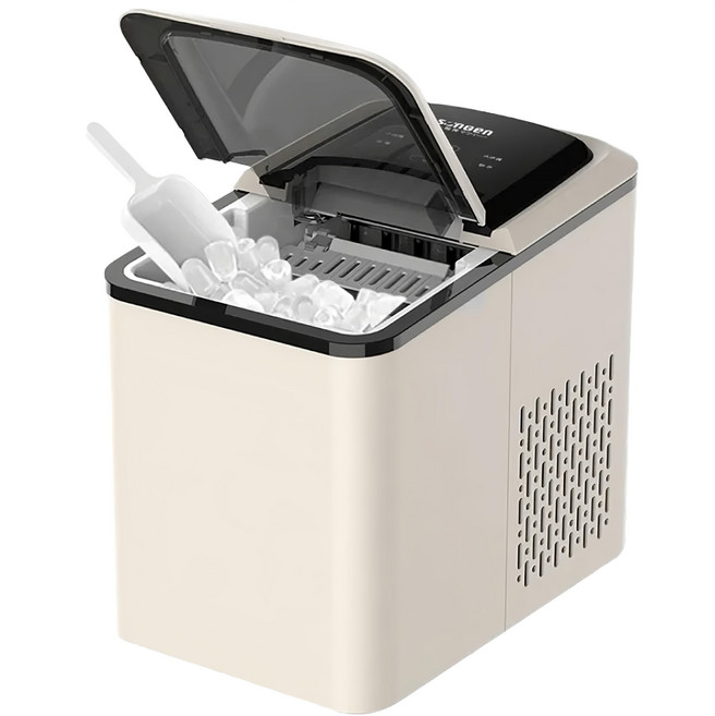 SONGEN 松井 日系衛生冰塊快速自動製冰機 大小冰塊可調整 缺水提醒 冰滿提醒 透明可視窗 低噪運行, SG-IC07E