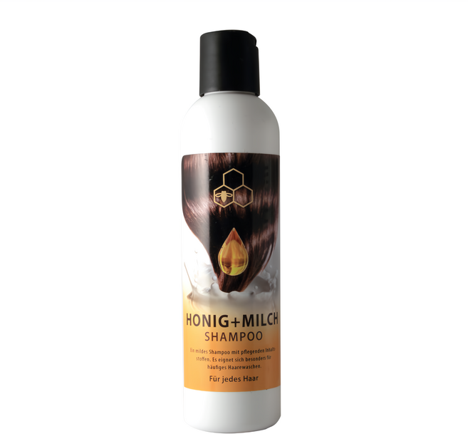 Bienen-Diatic 蜂蜜奶蛋白保濕養護洗髮乳 溫和護色 柔順易梳理 200ml, 1瓶