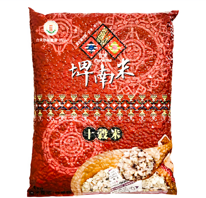 台東地區農會 十穀米, 1kg, 1包