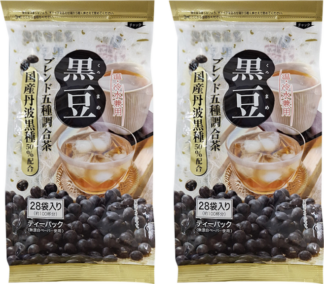 京都茶農 黑豆茶, 5g, 28包, 2袋