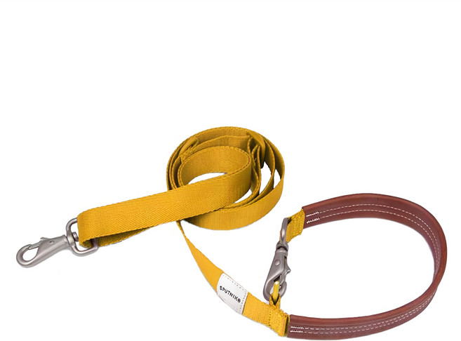 SPUTNIK 斯普尼克 牽繩, 黃色, 1條