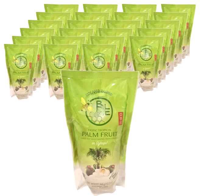 BEE BRAND PALM FRUIT 亞答只, 360g, 24包