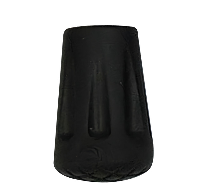 PUSH! 戶外用品老人手杖厚底腳套杖尖套 長款3.7 x 2.3cm 短款3 x 2.5cm 10.5g 8.4g 4個, 黑色-款式隨機, 1組