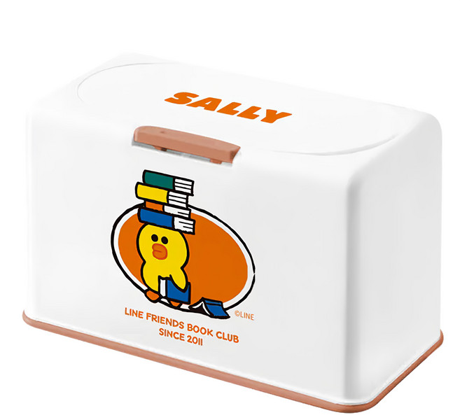 收納王妃 LINE 愛書系列 50入萬用收納盒, 1個, 莎莉書書