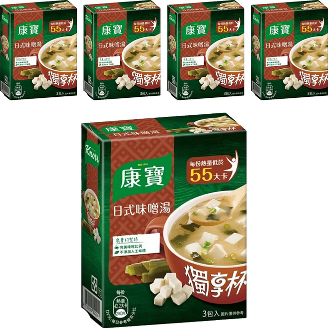 Knorr 康寶 獨享杯 日式味噌, 35.4g, 5盒