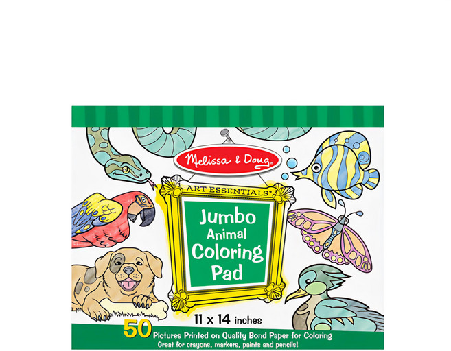 Melissa&Doug 瑪莉莎 繪圖本 動物, 平裝書