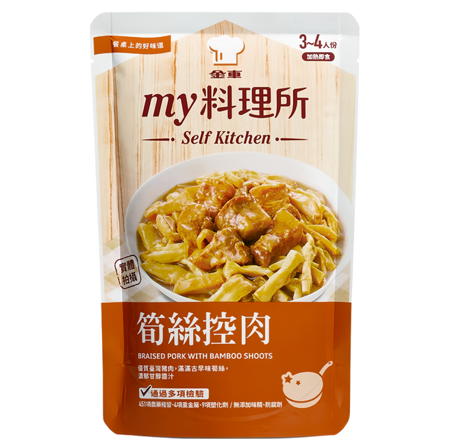 金車 my料理所 筍絲控肉, 1包, 565g