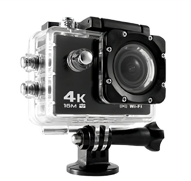 Transitions 全視線 C3運動型攝影機 2吋大螢幕 170°大廣角 4K 防水 WIFI 連線, 黑色