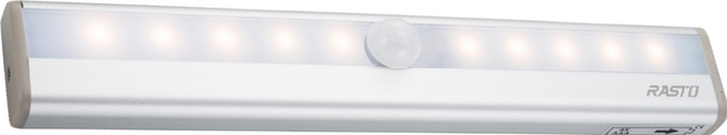RASTO AL2 鋁製長條LED磁吸感應燈 19cm 黃光 R-ARJ002 191 x 30 x 20.5mm, 1個