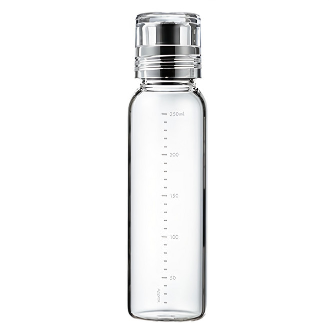 HARIO 好璃奧 斯利姆調味瓶 DBSN-250-B 黑色, 250ml, 1瓶