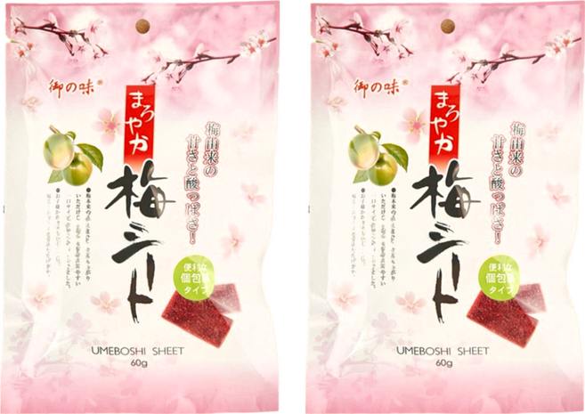 御之味 特選日式梅片, 60g, 2包