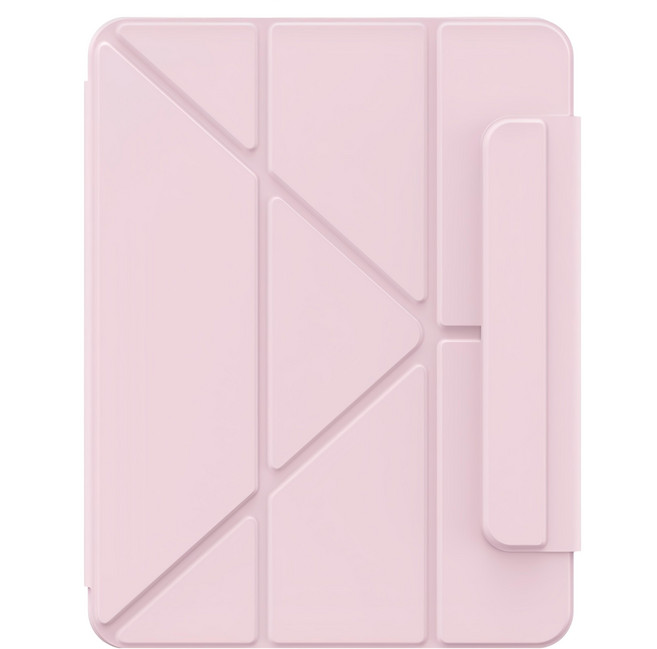 Baseus 倍思 簡尚 Y型 三折保護套, 浮光粉, 1個