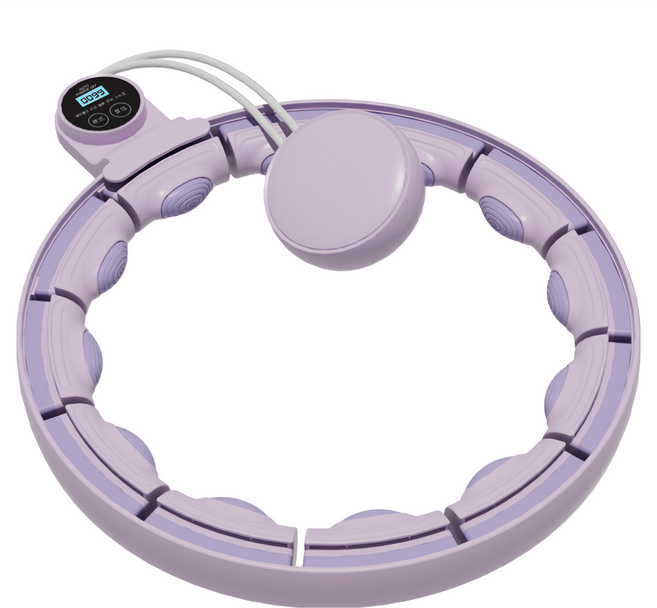 MICHAEL FITNESS 麥克健身 金屬卡扣爆汗呼拉圈, 紫色, 800g, 1個