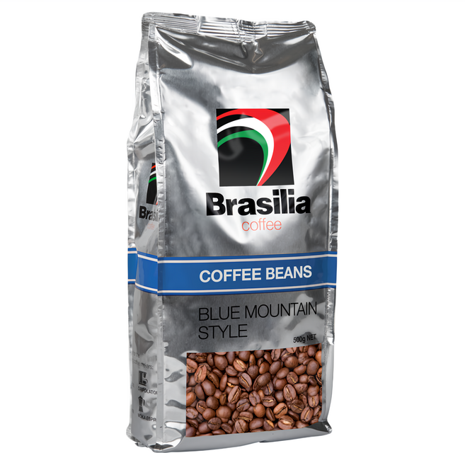 Brasilia 巴西里亞 咖啡豆 藍山風味, 咖啡豆(無研磨), 500g, 1包