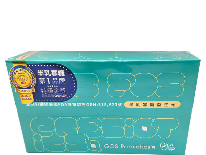 Papa Oligo 糖老爹 益生元半乳寡糖粉 成人適用, 5g, 30包, 1盒