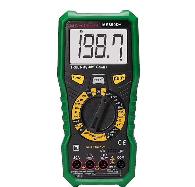 MASTECH 邁世 數位萬用錶 MS890D+, 1個
