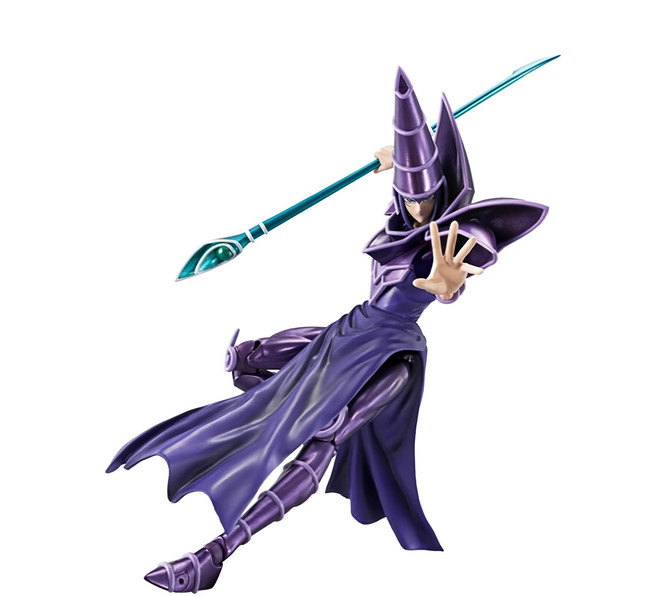 BANDAI 遊戲王 S.H.MonsterArts 黑魔導可動完成品 經典角色重現, 1個