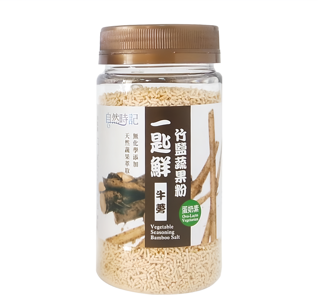 Nature Time 自然時記 一匙鮮 竹鹽蔬果粉 牛蒡, 120g, 1罐