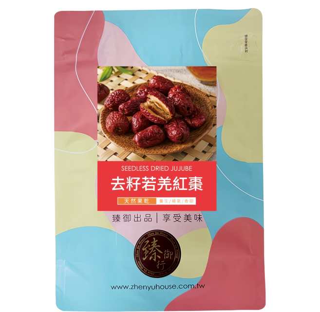 臻御行 去籽若羌紅棗, 250g, 1個