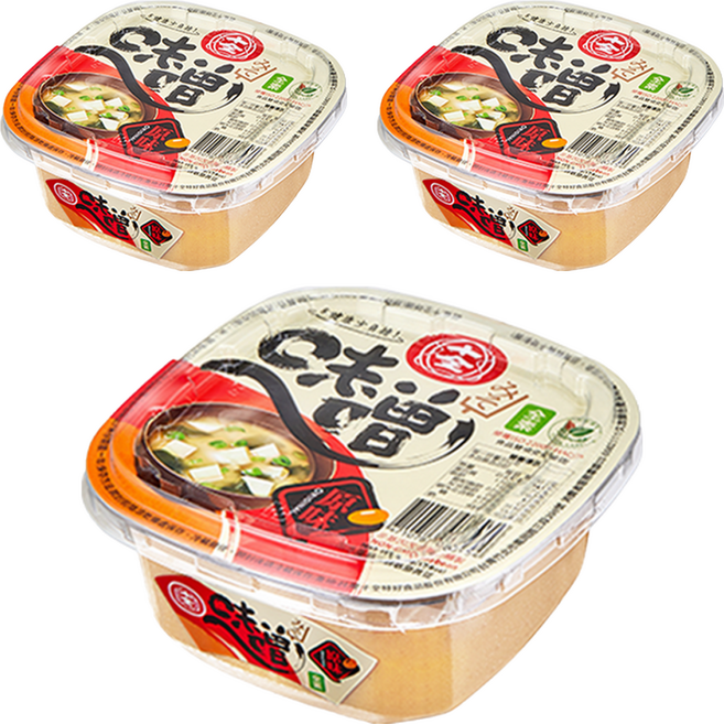 十全 原味味噌 500g 非基因改造黃豆, 3盒
