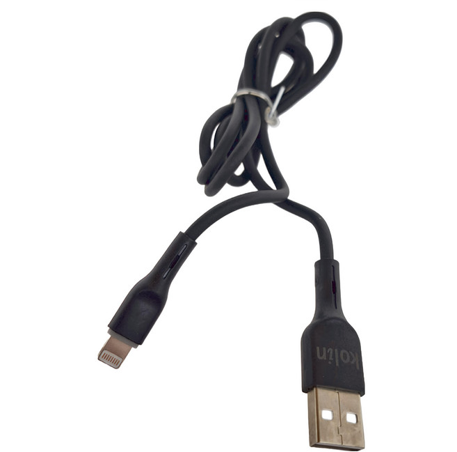 Kolin 歌林 3A快速傳輸充電器線 IPhone KEX-DLCP06, 1m, 黑色, 1條