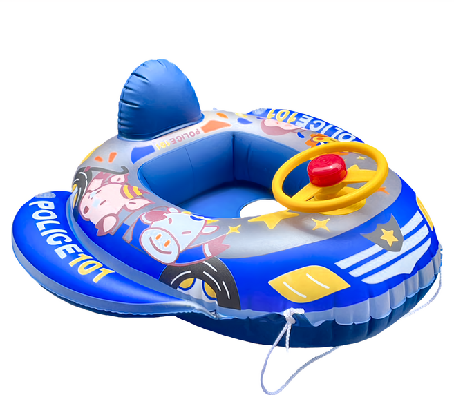 警車造型坐式泳圈, 1個