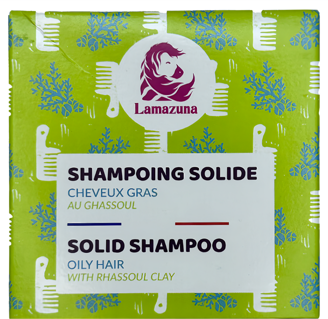 Lamazuna 潔淨洗髮皂 - 油性髮質 含rhassoul clay, 70ml, 1盒