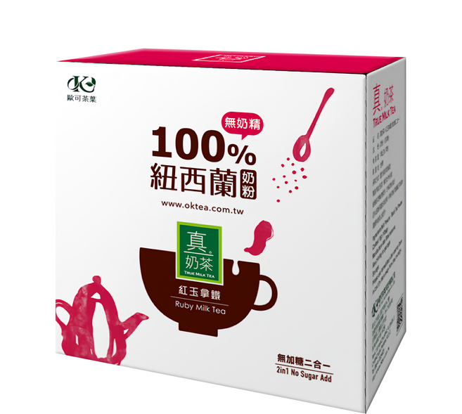 歐可茶葉 控糖系列 真奶茶 紅玉拿鐵, 18g, 10包, 1盒