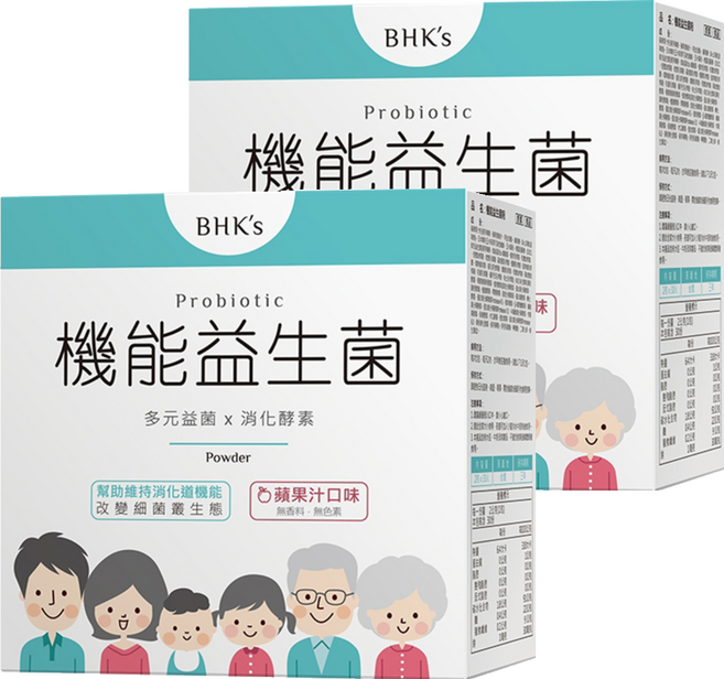 BHK's 機能益生菌粉, 2g, 30包, 2盒