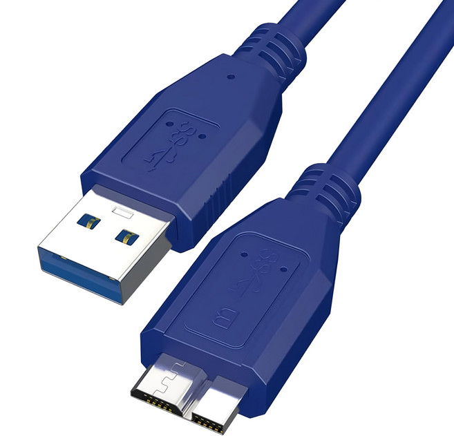 POLYWELL 寶利威爾 USB3.0 A公 To Micro B公高速傳輸線 PW15-W45-T020, 200cm, 藍色, 1條
