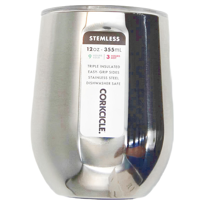 CORKCICLE. 酷仕客 三層真空啜飲杯 11 x 8.5cm, 金屬色, 355ml, 1個
